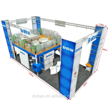 Detian Angebot 10x20 Doppelstockstand, modularer Ausstellungsstand Ausstellungsstand